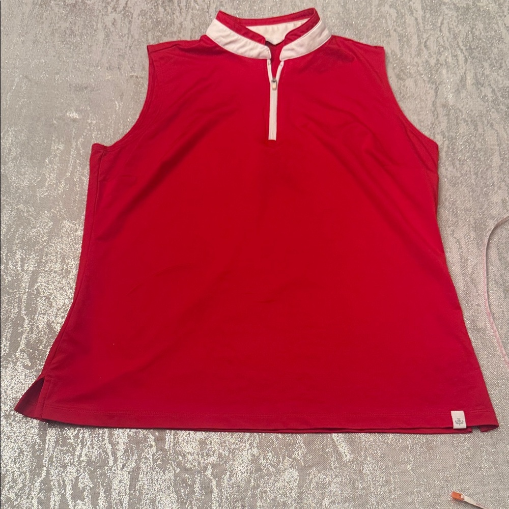 Lady Hagen Red Short Sleeve Top